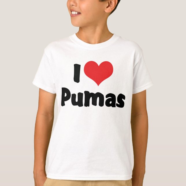 I Kärlek Heart Puma Tee Shirt (Framsida)