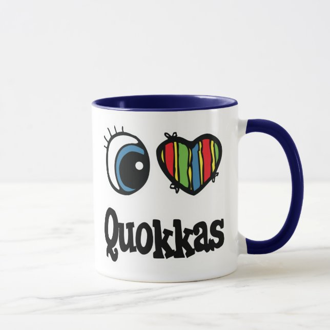 I Kärlek (Heart) Quokkas Mugg (Höger)