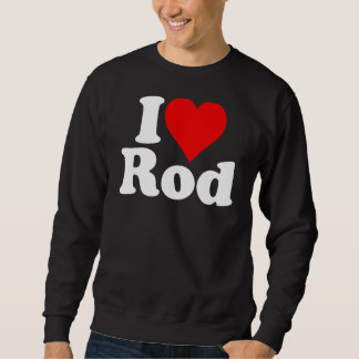 I KÄRLEK HEART ROD RODNEY RODERICK LÅNG ÄRMAD TRÖJA