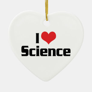 I Kärlek Heart Science Julgransprydnad Keramik