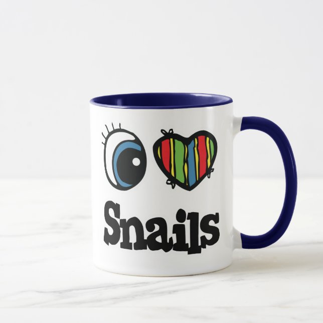 I Kärlek (Heart) Snigel Mugg (Höger)