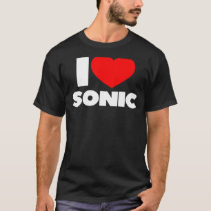 I Kärlek Heart Sonic T Shirt