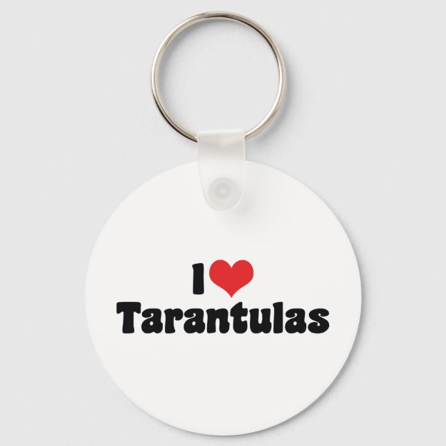 I Kärlek Heart Spiders Nyckelring (Framsida)