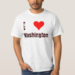I Kärlek (Heart) Washington Tee Shirt