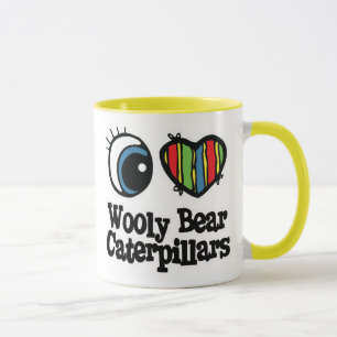 I Kärlek (Heart) Wooly Bear Caterpelars Mugg