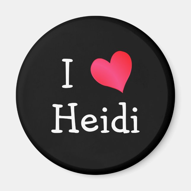 I Kärlek Heidi Magnet (Framsidan)