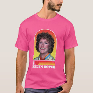 I Kärlek Helen Roper Three's Company Roper Retro T Shirt