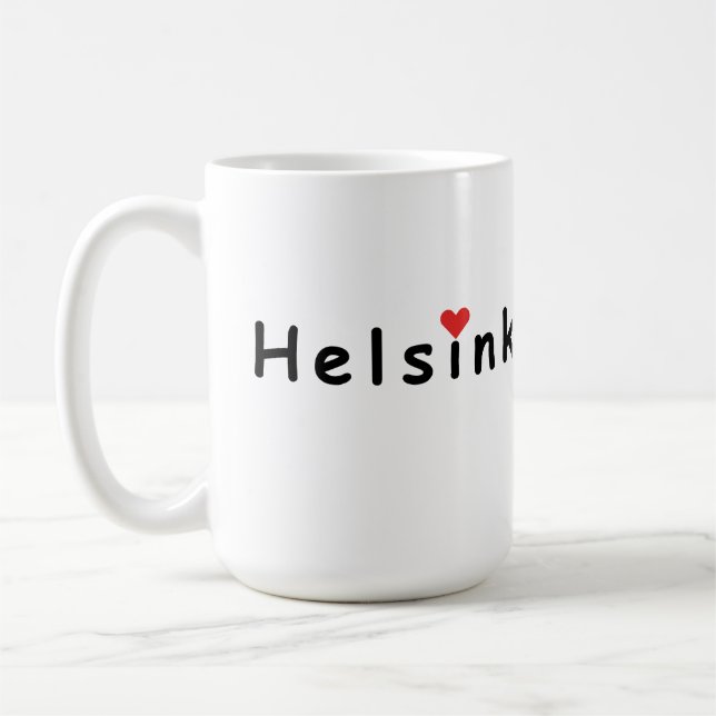 I kärlek Helsingfors Kaffemugg (Vänster)