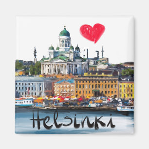 i kärlek Helsingfors Magnet