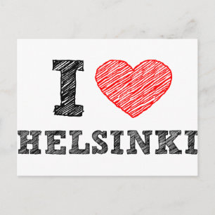 I Kärlek Helsingfors Vykort