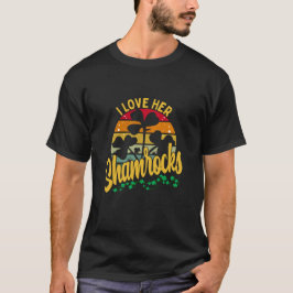 I Kärlek Hennes Shamrocks T Shirt