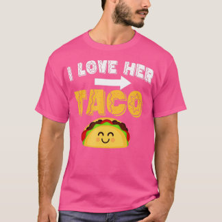 I Kärlek Hennes tako Matching par Cinco De Mayo Ma T Shirt
