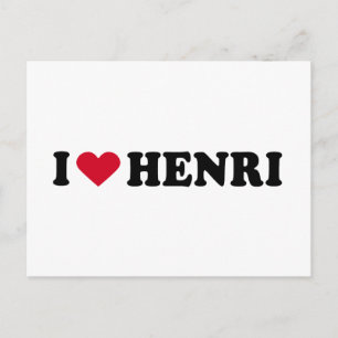 I KÄRLEK HENRI VYKORT