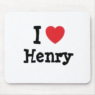 I kärlek Henry hjärta T-Shirt Musmatta