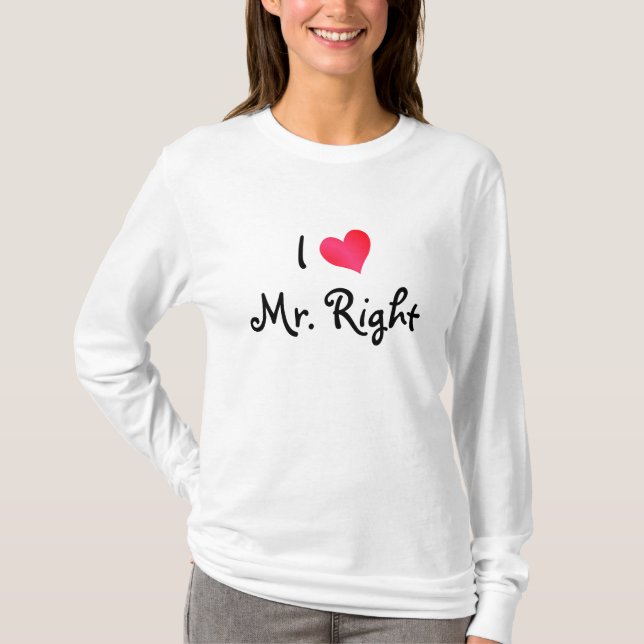 I Kärlek, herr Höger T-shirt (Framsida)