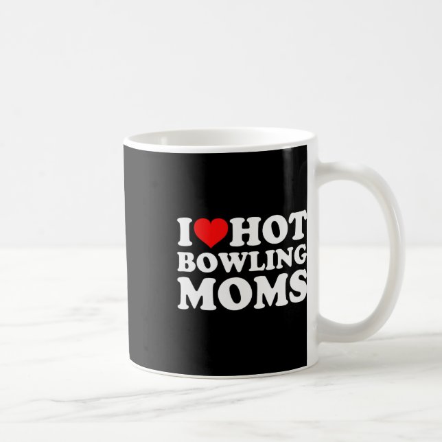 I Kärlek Hett Bowling Mammor Kaffemugg (Höger)