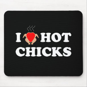 I Kärlek Hett Chickar Funny mus Pad Musmatta