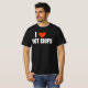 I Kärlek Hett Chip Funny Novelty Vuxen Shirt T Shirt (Hel framsida)