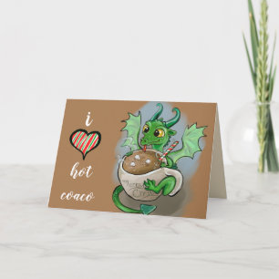 I KÄRLEK hett Coaco Baby Kulljulen Mugg Helgkort