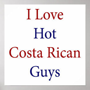 I Kärlek Hett Costa Rican Killar Poster