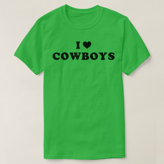I Kärlek Hett Cowboys. T Shirt (Design framsida)