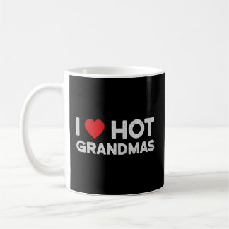 I Kärlek Hett Grandmas Red Heart Kärlek Grandma Kaffemugg