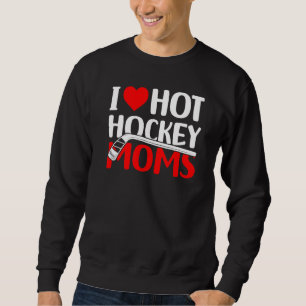 I Kärlek Hett Hockey Mammor Lång Ärmad Tröja