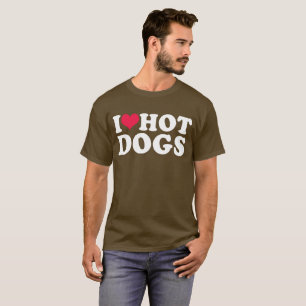 I KÄRLEK HETT HUNDAR T SHIRT