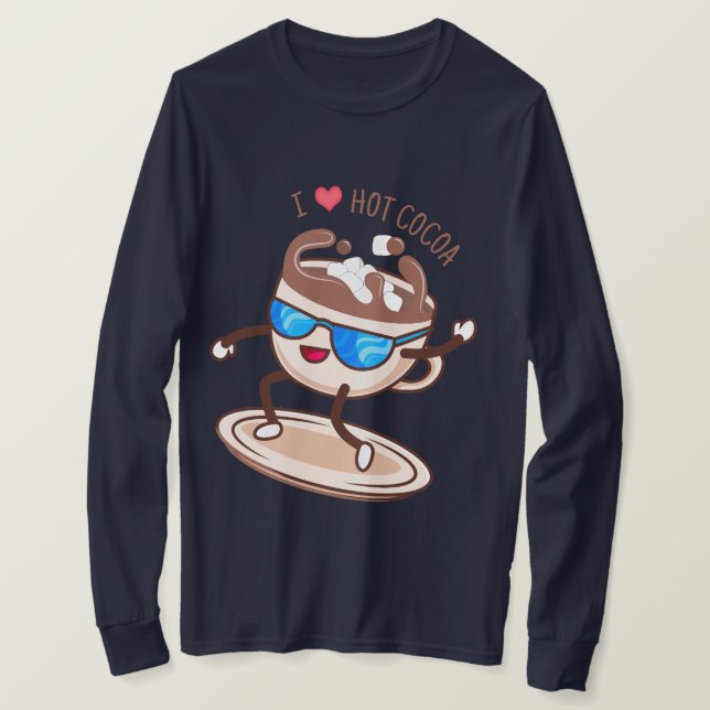 I Kärlek Hett Kakao T Shirt (Design framsida)