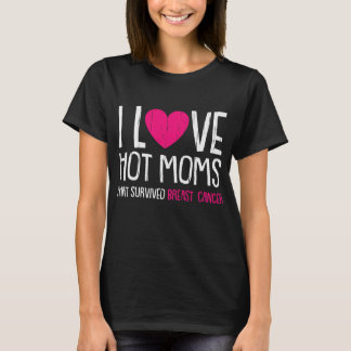 I Kärlek Hett Mammor Breast Cancer T Shirt