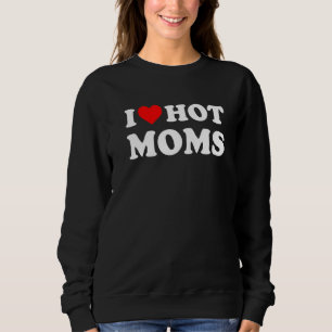 I Kärlek Hett Mammor Red Heart Kärlek Mammor T Shirt