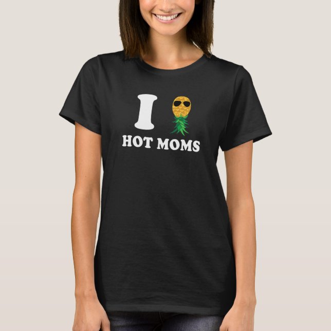 I Kärlek Hett Mammor Swinger Joke Swinging Couple T Shirt (Framsida)