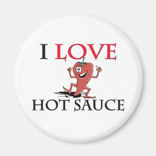 I Kärlek Hett Sauce Magnet