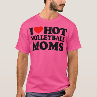 I Kärlek Hett Volleyball Mammor I Hjärtat Hett Vol T Shirt