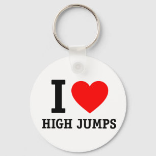 I Kärlek High Jumps Nyckelring