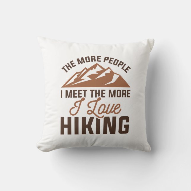 I Kärlek Hiking Kudde (Framsida)