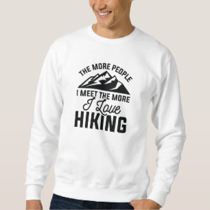 I Kärlek Hiking Lång Ärmad Tröja