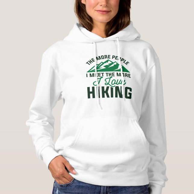 I Kärlek Hiking T Shirt (Framsida)