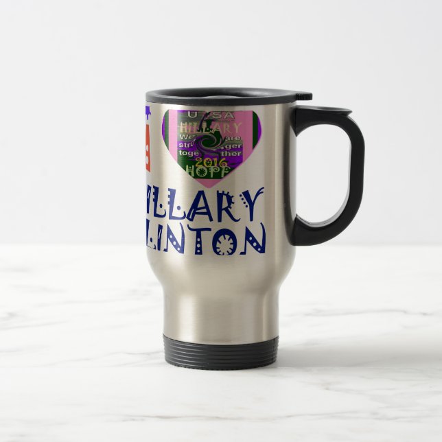 I Kärlek Hillary Clinton for USA President Heart a Resemugg (Höger)