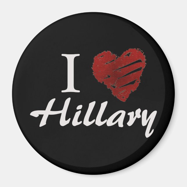 I kärlek Hillary Magnet (Framsidan)