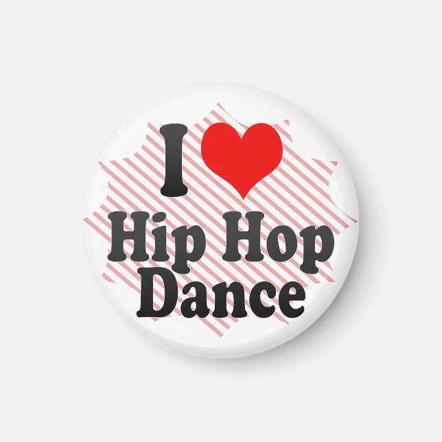 I kärlek Hip hop Dance Magnet (Framsidan)