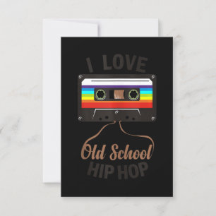 I KÄRLEK HIP HOP Music 80s 90s Cassette Inbjudningar