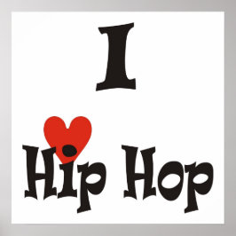 I KÄRLEK HIP HOP POSTER