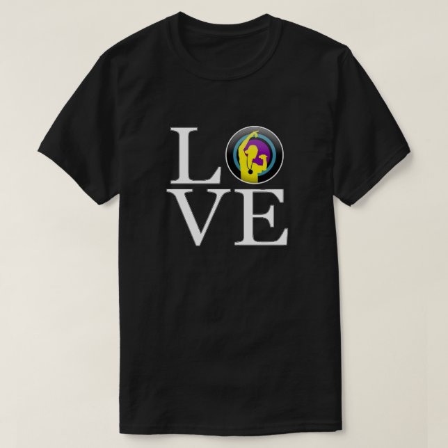 I Kärlek Hip hop T-Shirt (Design framsida)