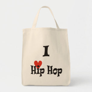 I KÄRLEK HIP HOP TYGKASSE