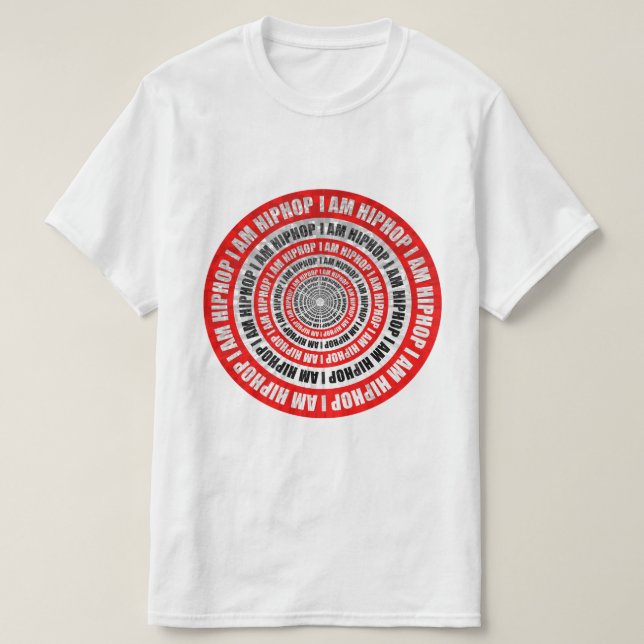 I kärlek Hiphop till max. T Shirt (Design framsida)