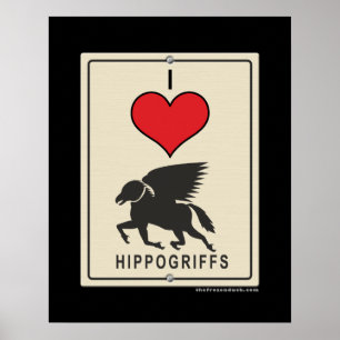 I Kärlek HIppogriffs Poster
