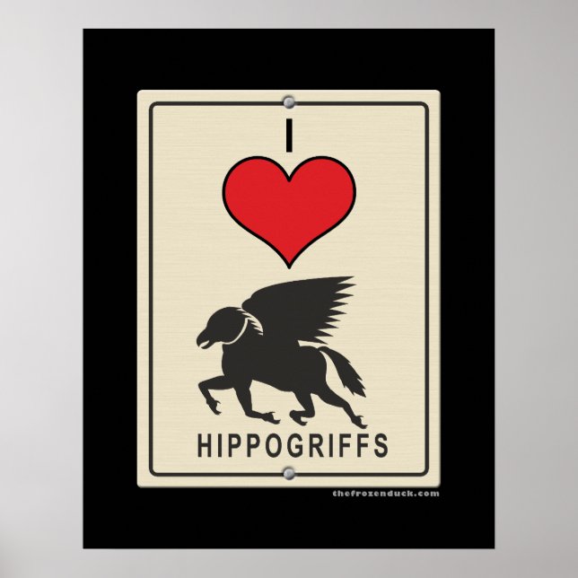 I Kärlek HIppogriffs Poster (Framsidan)