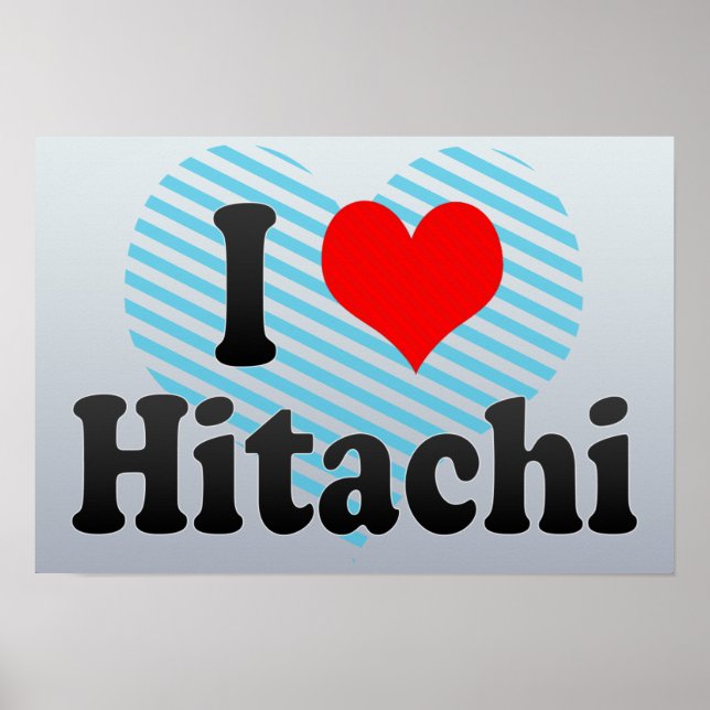 I Kärlek Hitachi, Japan Poster (Framsidan)