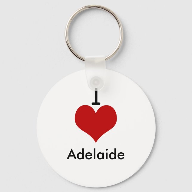 I Kärlek (hjärta) Adelaide Nyckelring (Framsida)